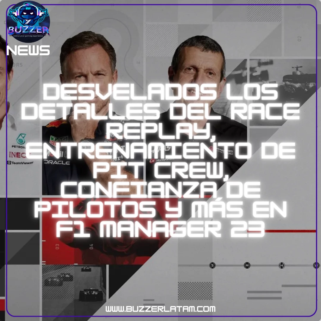 Desvelados los detalles del Race Replay, entrenamiento de pit crew, confianza de pilotos y más en F1 Manager 23
