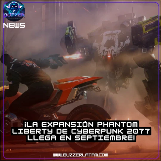 ¡La expansión Phantom Liberty de Cyberpunk 2077 llega en septiembre!