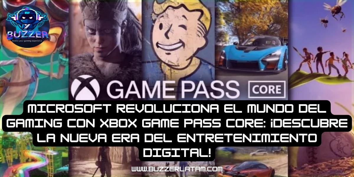Microsoft revoluciona el mundo del gaming con Xbox Game Pass Core: ¡Descubre la nueva era del entretenimiento digital!