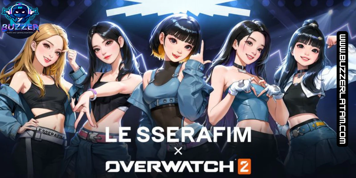 Overwatch 2 se une con el grupo K-pop Le Sserafim en una colaboración única 7 Overwatch 2 se une con el grupo K-pop Le Sserafim en una colaboración única