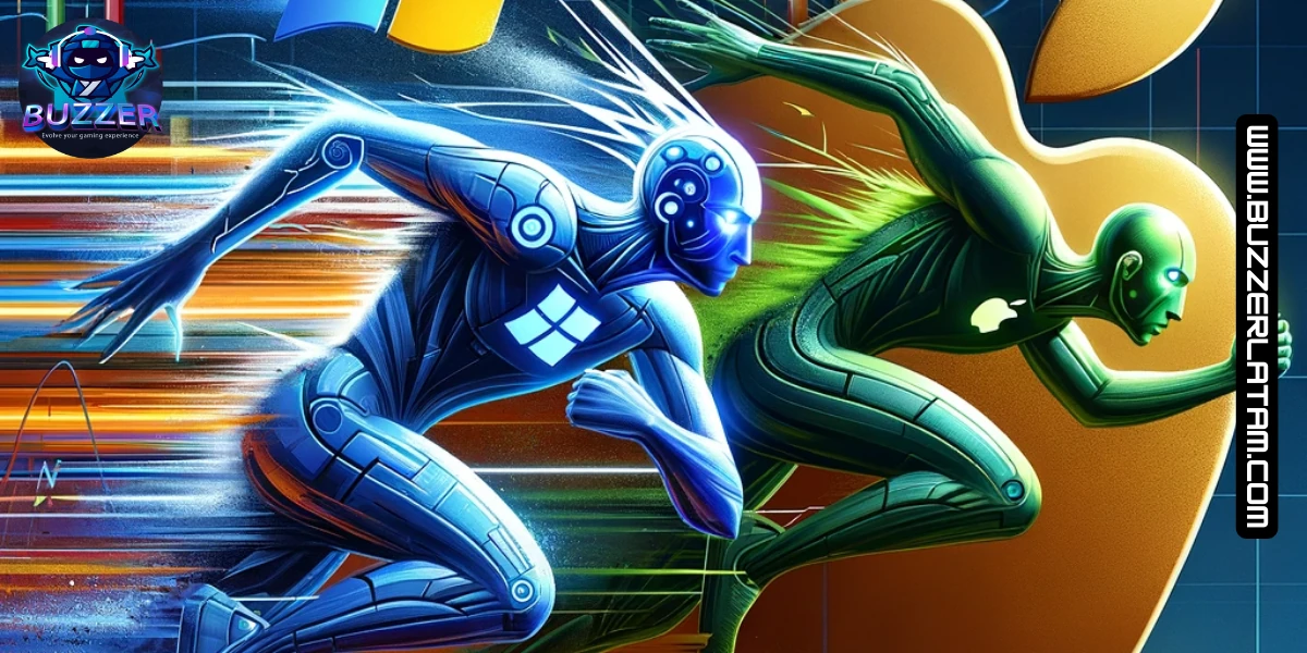 Microsoft Supera a Apple: La Carrera en Bolsa se Intensifica