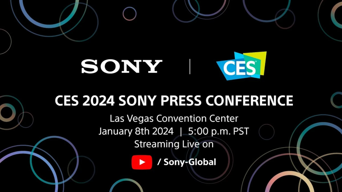 Sony anuncia una conferencia de prensa durante el CES 2024